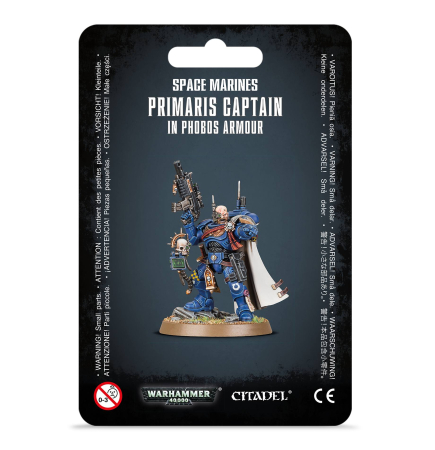 Wargames & Boardgames - Space Marines Captain In Phobos Armour