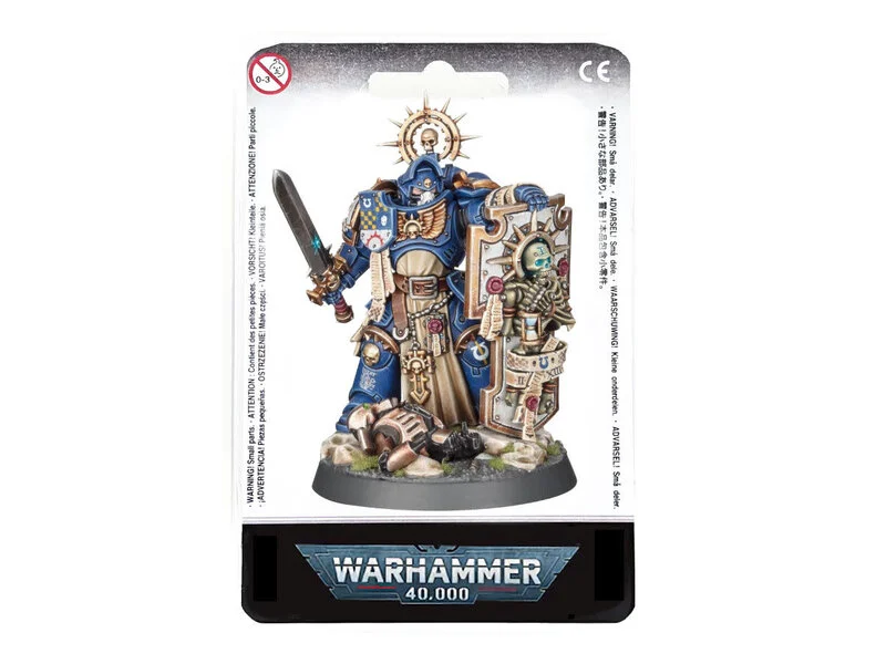 Wargames & Boardgames - Space Marines Captain with Relic Shield