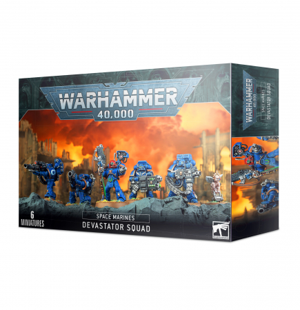 Wargames & Boardgames - Space Marines Devastator Squad