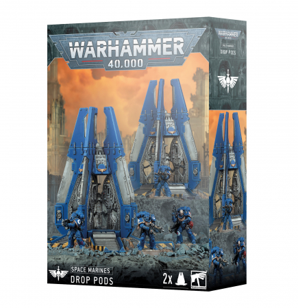 Wargames & Boardgames - Space Marines: Drop Pods