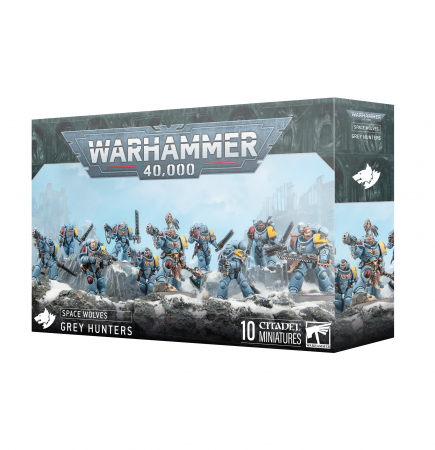 Wargames & Boardgames - Space Wolves: Grey Hunters