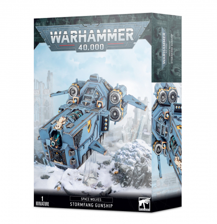 Wargames & Boardgames - Space Wolves Stormfang Gunship