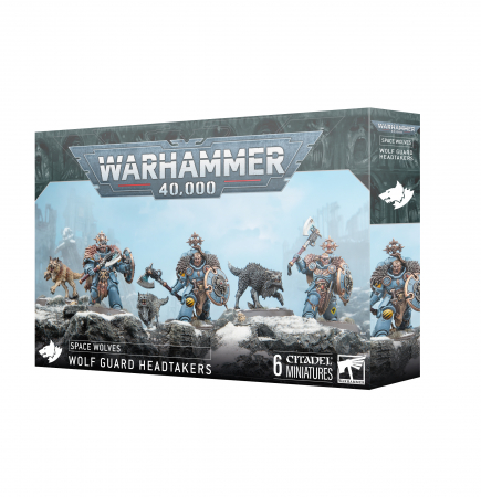 Wargames & Boardgames - Space Wolves: Wolf Guard Headtakers