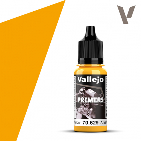 Vallejo Surface Primer - Vallejo 70629 - Surface Primer - Sun Yellow 18 ml