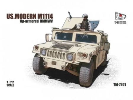 Kituri machete - T-Model 7201 - 1:72 US Modern M1114 Up-armored HMMWV