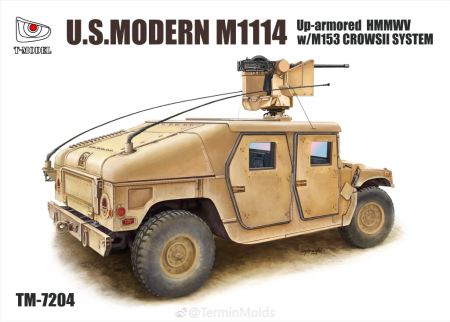 Kituri machete - T-Model 7204 - 1:72 M1114 Up-Armored with M153 Crows II system