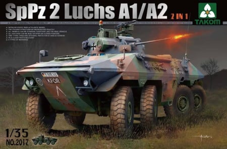 Kituri machete - TAKOM 2017 - Bundeswehr SpPz 2 Luchs A1/A2 2 in 1 1:35