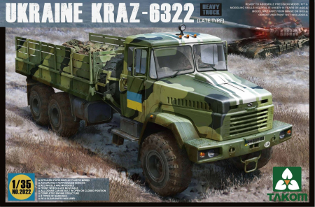 Kituri machete - TAKOM 2022 - 1:35 Ukraine KrAz-6322 Heavy Truck (late type)