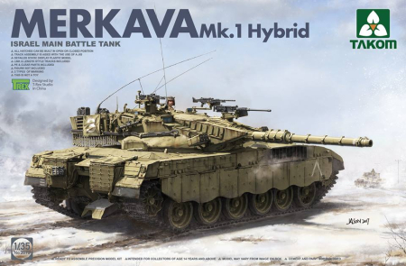 Kituri machete - TAKOM 2079 - 1:35 Israeli Main Battle Tank Merkava 1 Hybrid