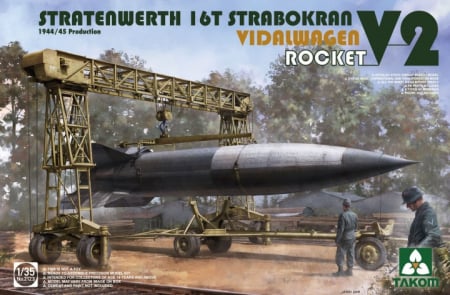 Vehicule militare terestre - Takom 2123 - 1:35 Stratenwerth 16t Strabokran 44/45 + V2 +Vidalwagen
