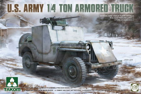 Kituri machete - TAKOM 2131 - 1:35 US Army Jeep (armoured)