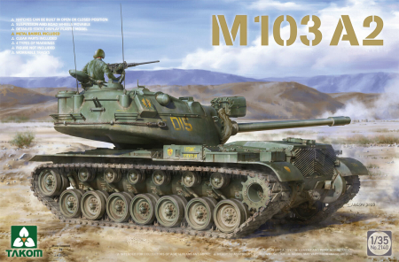 Vehicule militare terestre - Takom 2140 - 1:35 M103 A2