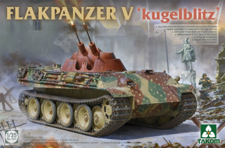 Kituri machete - TAKOM 2150 - 1:35 Flakpanzer V Kugelblitz