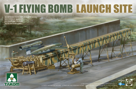 Kituri machete - Takom 2152 - 1:35 V-1 FLYING BOMB Launch Site