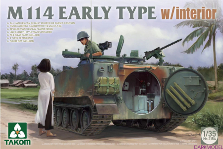Kituri machete - Takom 2154 - 1:35 M114 Early & Late w/Interior