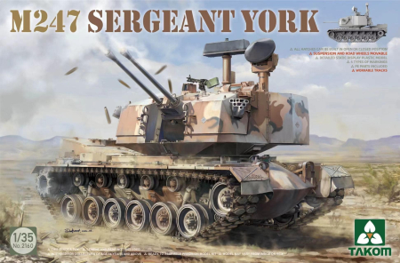 Kituri machete - Takom 2160 - 1:35 M247 SERGEANT YORK