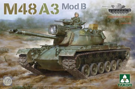 Kituri machete - TAKOM 2162 - 1:35 American main battle tank M48A3 Mod B