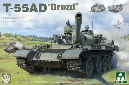 Kituri machete - Takom 2166 - 1:35 T-55AD "Drozd"