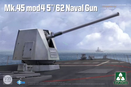 Kituri machete - Takom 2182 - 1:35 Mk.45 Mod.4 5''/62 Naval Gun