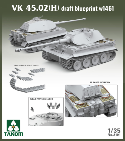 Takom 2191 - 1:35 VK 45.02 (H) draft blueprint w1461 [1]