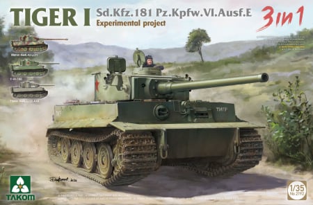 Noutati - Takom 2192 - 1:35 Tiger I Sd.Kfz.181 Pz.Kpfw. VI Ausf.E Experimental