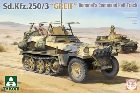 Noutati - Takom 2194 - 1:35 Sd.Kfz.250/3 'GREIF' Rommel's Command Half-Track