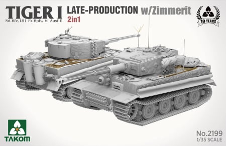 Takom 2199 - 1:35 TIGER I LATE/COM. w/ZIMMERIT [1]