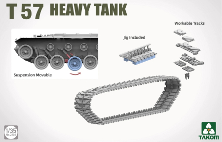 Takom 2203 - 1:35 T57 Heavy Tank [2]