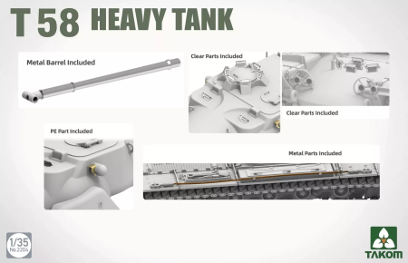 Takom 2204 - 1:35 T58 Heavy Tank [1]