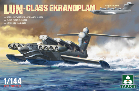 Avioane - Takom 3002 - 1:144 LUN-CLASS EKRANOPLAN