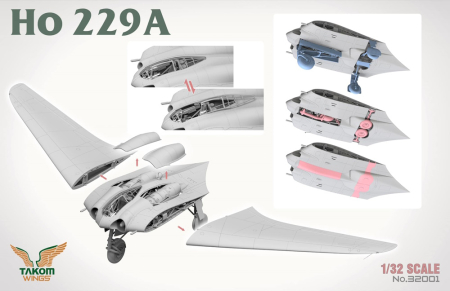 Takom 32002 - 1:32 Horten Ho 229B [1]