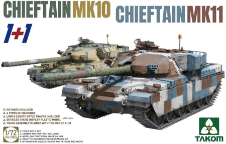 Kituri machete - TAKOM 5006 - 1:72 Chieftain MK10 and Chieftain MK11 (dual kit)