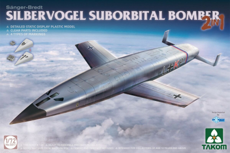 Avioane - TAKOM 5017 - 1:72 Sanger-Bredt Silbervogel Suborbital Bomber