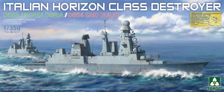 Navo - TAKOM 6007 - 1:350 Italian Horizon Class Destroyer D553 Andrea Doria/D554 Caio Duilio