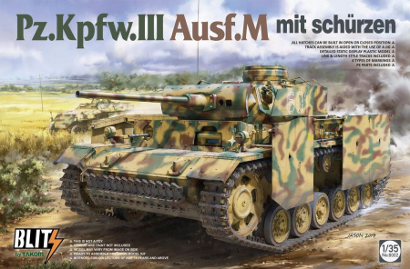 Kituri machete - Takom 8002 - 1:35 Panzer III Ausf.M mit Schürzen