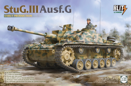 Kituri machete - Takom 8004 - 1:35 StuG.III Ausf.G early production