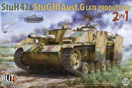 Kituri machete - Takom 8006 - 1:35 StuH42 & StuG III Ausf.G Late Production 2 in 1
