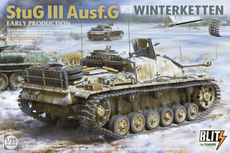 Kituri machete - TAKOM 8010 - 1:35 StuG.III Ausf.G early production with winterketten