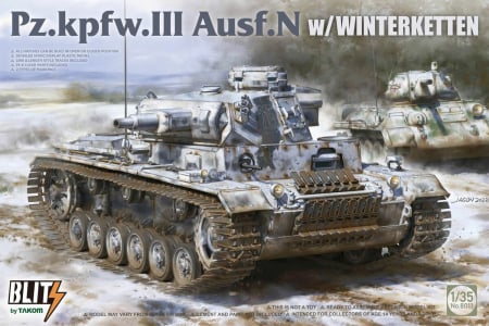 Kituri machete - Takom 8011 - 1:35 Pz.Kpfw. III Ausf. N with Winterketten