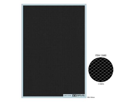 Accesorii machete - Tamiya 12680 - Carbon Pattern Decal (Plain Weave/Extra Fine)