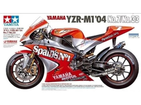 Kituri machete - Tamiya 14100 - 1:12 Yamaha YZR-M1'04 No.7/No.33