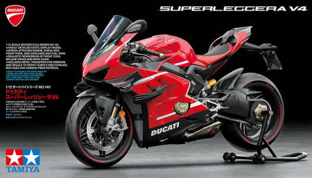 Motociclete - Tamiya 14140 - 1:12 Ducati Superleggera V4 2018