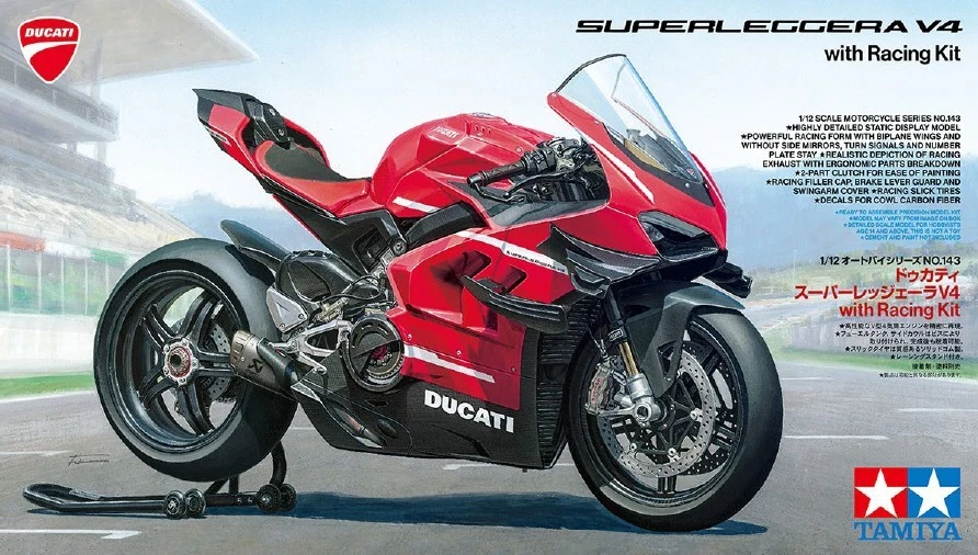 Noutati - TAMIYA 14143 - 1:12 Ducati Superleggera V4 with Racing Kit