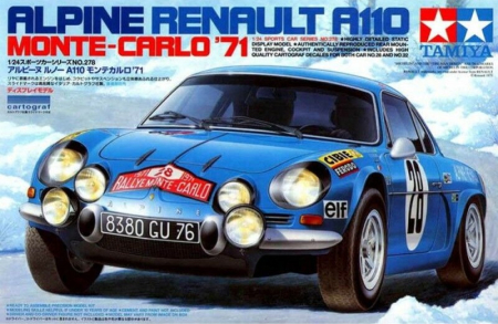 Auto de curse - TAMIYA 24278 - 1:24 Renault Alpine A110 '71 - Monte Carlo
