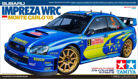 Vehicule civile - TAMIYA 24281 - 1:24 Subaru Impreza WRC Monte Carlo 2005