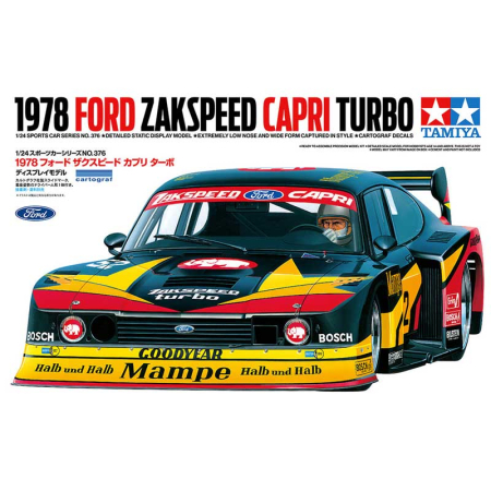 Noutati - Tamiya 24376 - 1:24 1978 Ford Zakspeed Capri Turbo - 1 figure