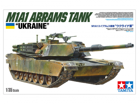 PACHETE - Tamiya 25216 - 1:35 U.S. M1A1 Abrams Tank Ukraine