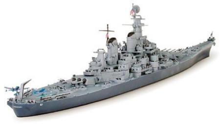 Navo - Tamiya 31613 - 1:700 US Navy Battleship Missouri (1944-45 Version)