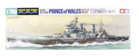 Navo - Tamiya 31615 - 1:700 British Battleship Prince of Wales - Battle of Malaya