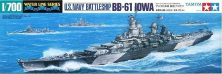 Navo - Tamiya 31616 - 1:700 US Navy Battleship BB-61 Iowa
